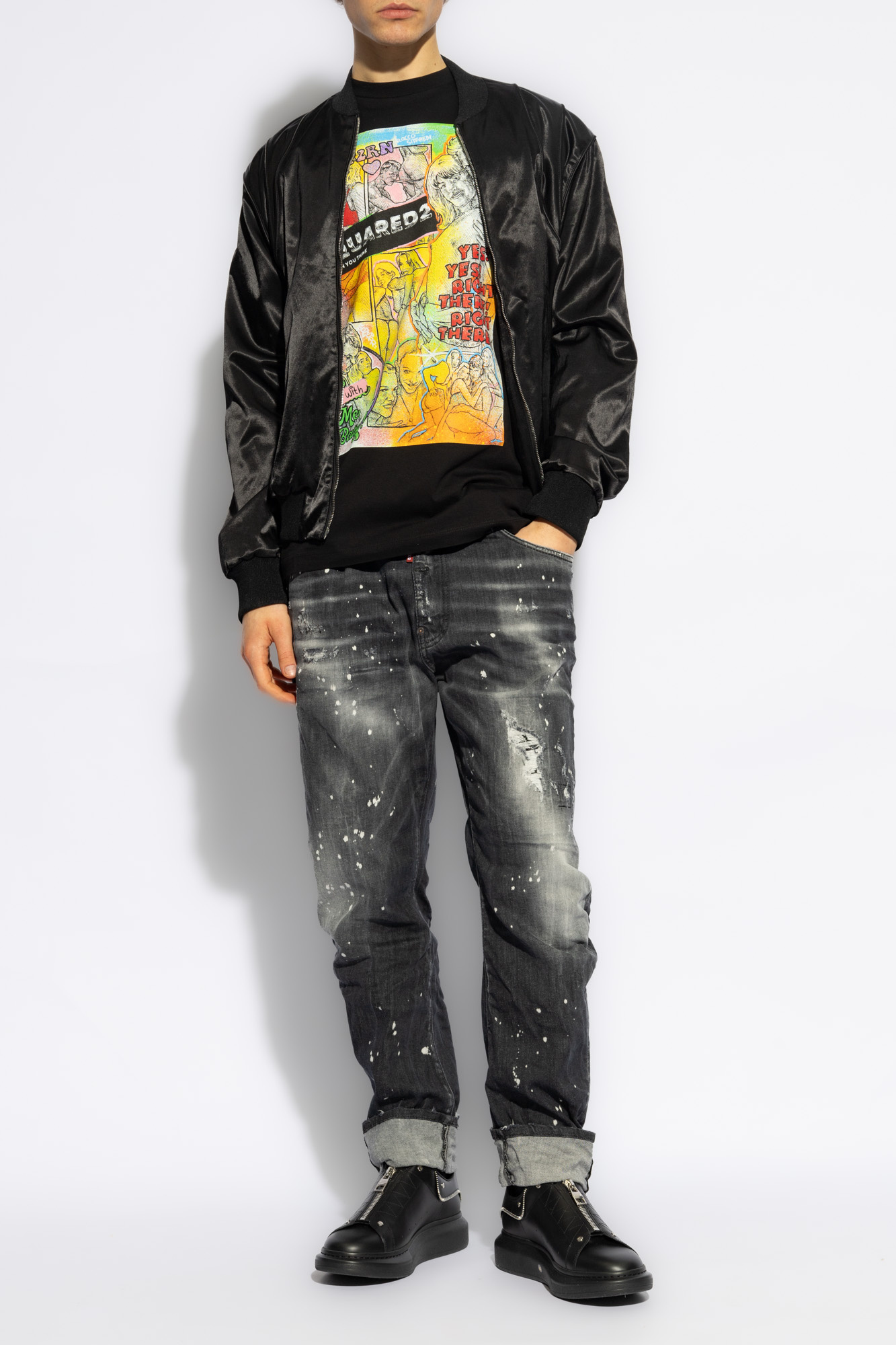はり⭐️DSQUARED2 BIG BROTHER JEAN Medium Everything Wash Studs Big Brother Jeans